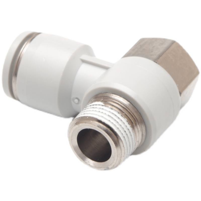 六角内外牙快插串联弯通PHF8-02 10-03 6-01 12-04 4-M5气动接头