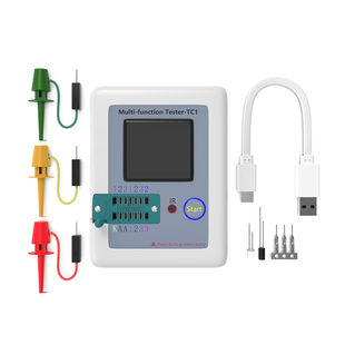 T7T4三极管MOS管晶体管测试仪图形化电容电感ESR表 TC1 英文版 LCR