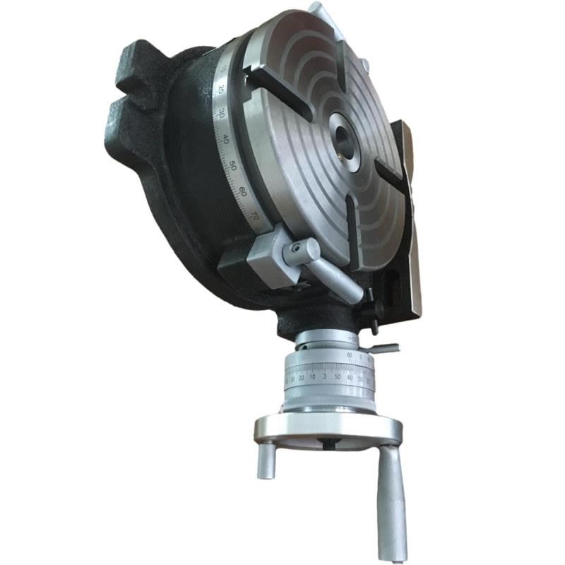 HV-8铣床卧式分度盘铣床200旋转台分度头立式两用手动简易转盘厂