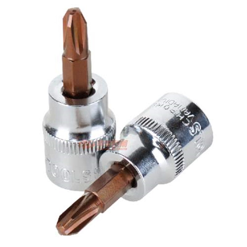 s2压批套筒3/8寸-10mm十字套筒批头ph1-ph2-ph3旋具套筒批头