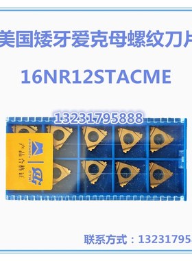 美国矮牙爱克母螺纹刀片16NR12ST 16ER12ST 16NR10ST 16ER8STACME