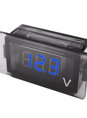 高精度LED数显防水直流三位数显电压表DC12-24V测量范围DWC 5-30V