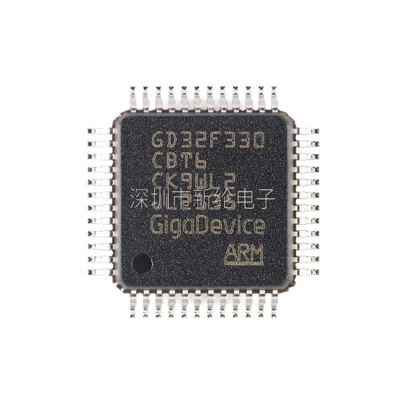 原装 GD32F330CBT6 LQFP-48 ARM Cortex-M4 32位微控制器-MCU芯片