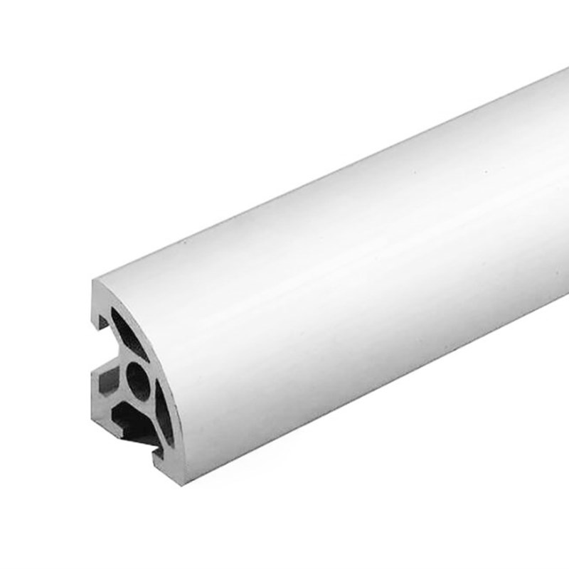 2020R工业铝型材 铝合金型材 半圆铝合金材 花架框 20半圆铝型材