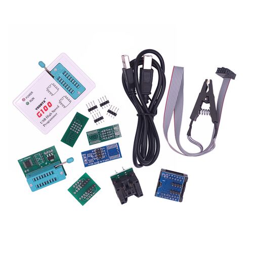 新款G100编程器25SPI FLASH/24/25/95EEPROM芯片BIOS读写烧录器