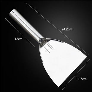 一体不锈钢铲刀厨房清洁刀加厚型304不锈钢装修铲子多功能油灰刀