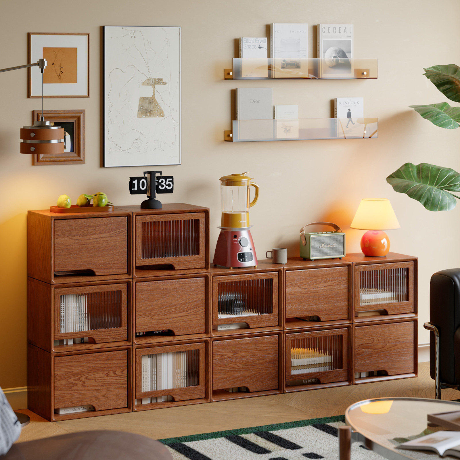 家用实木书架组合储物整理柜上翻式客厅多功能大容量多层展示柜子,住宅家具,儿童储物架/收纳架,淘宝优惠券,粉丝福利购,淘宝优惠卷