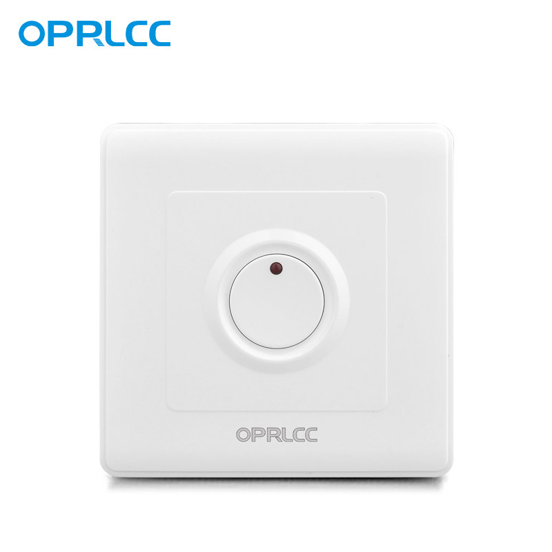 86型暗装触摸延时开关 家用楼道智能触控触摸碰二线感应开关面板