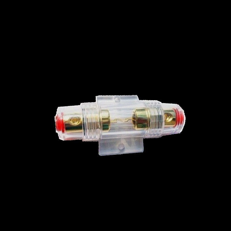 汽车音响保险丝管熔断器15A20A30A60A80A100A车载玻璃保险管座AGU