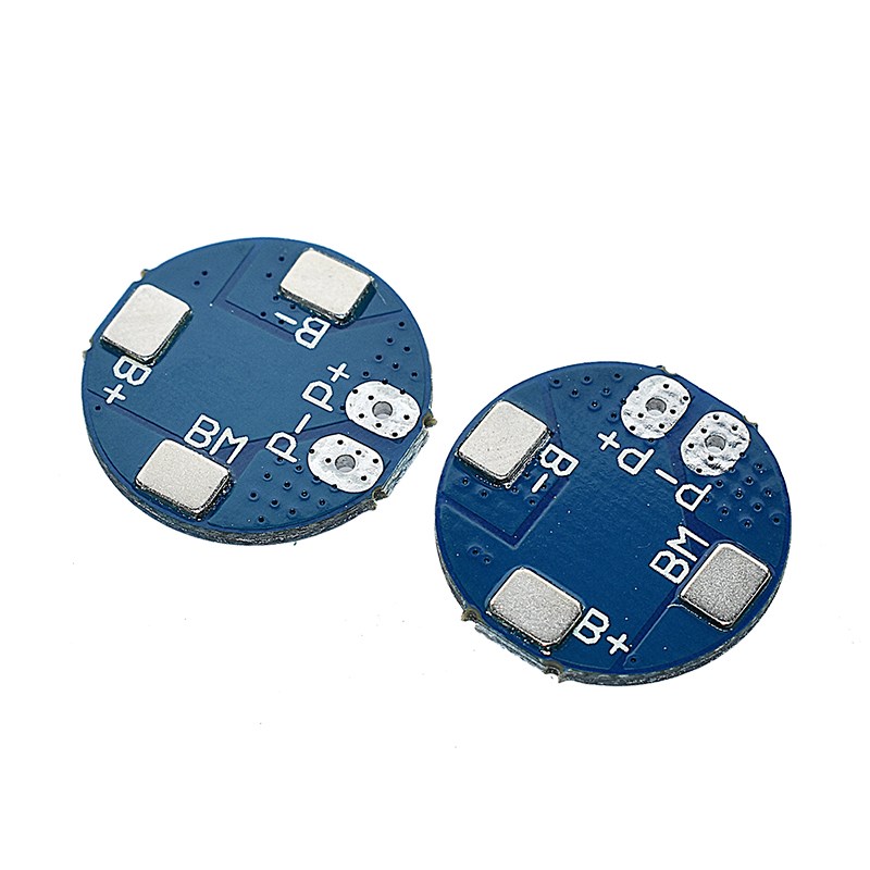 2串8.4V锂电池保护板 圆形7.4V过充过放保护 5A工作电流 7A限流