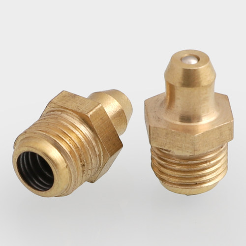 黄油嘴铜油嘴油嘴头铜油杯油咀油枪注油嘴黄油枪头弯油嘴M6M8M10