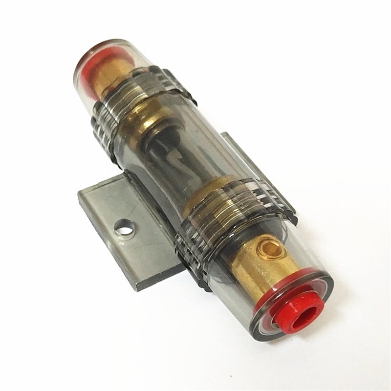 汽车音响保险管座一出一车载低音炮功放主机保险胆丝熔断器改装