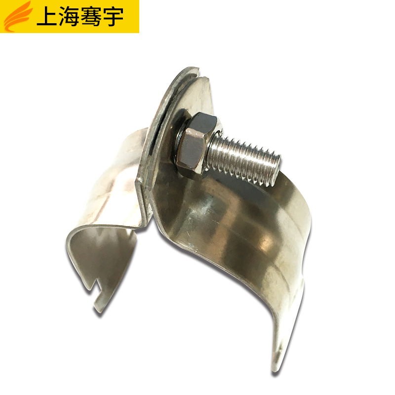带内衬抱箍绝缘P型管束30u4不锈钢P型夹管卡防震衬套管夹C型钢配