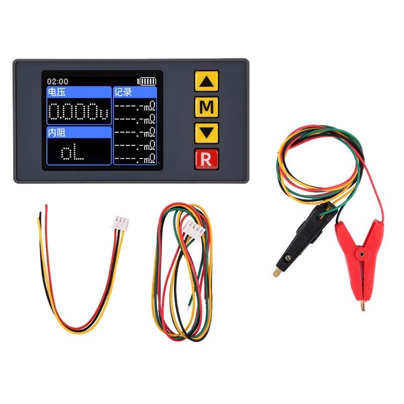 TS457c电压内阻测试仪内阻测量数据可调时间亮度交流4线法记录5组