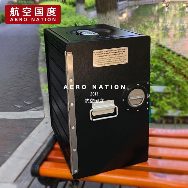 抽屉式收纳柜子飞机箱航班储物箱家用床头储物箱子多层整理箱黑色