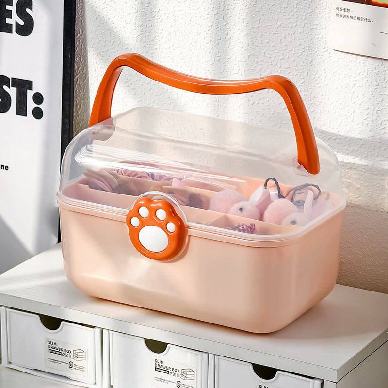 儿童发饰收纳盒发夹子橡皮筋头绳发箍女孩发卡头饰品首饰盒,收纳整理,化妆箱/盒,淘宝优惠券,粉丝福利购,淘宝优惠卷