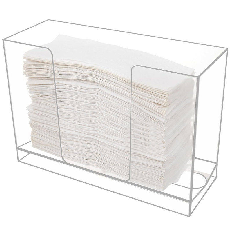 2025亚克力壁挂式厨房卫生间纸巾盒带盖折叠免打孔收纳抽纸架,收纳整理,纸巾架,淘宝优惠券,粉丝福利购,淘宝优惠卷