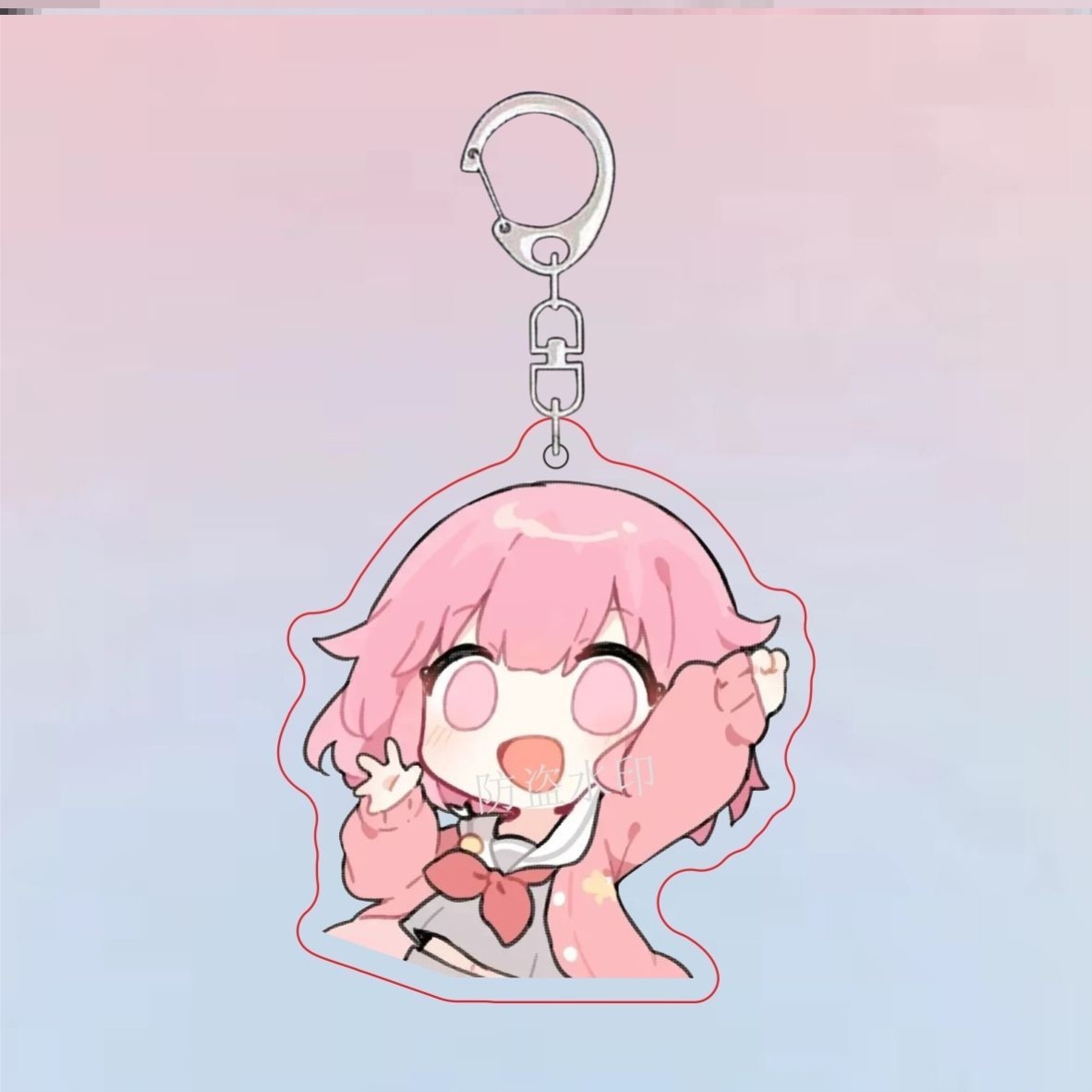 pjsk世界计画周边可爱卡通双面压克力钥匙扣装饰包挂件精美礼物