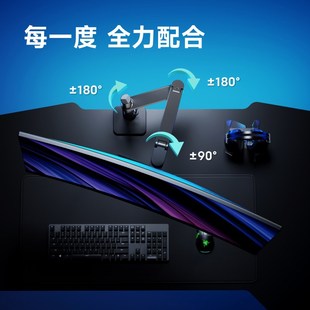 北弧大承重显示器支架大屏电脑机械臂悬臂立柱底座升降式 E680P