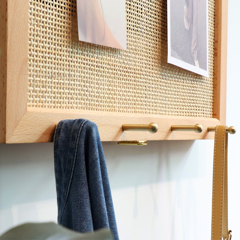 电表箱装饰画侘寂风配电箱遮挡带衣帽挂钩强电箱电闸实木壁挂盖板,家居饰品,电表箱装饰画,淘宝优惠券,粉丝福利购,淘宝优惠卷