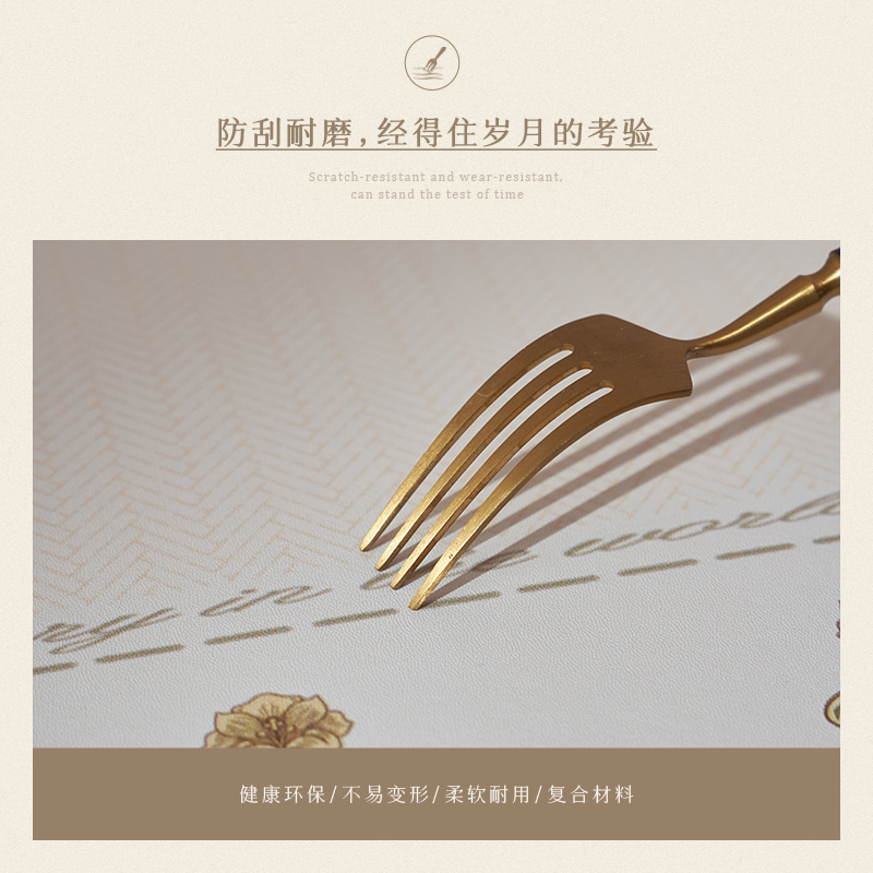 防水书桌垫儿童学生写字台皮革桌垫学习桌桌布桌面保护Y垫子ins风