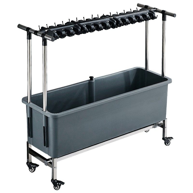 移动拖把池家用阳台洗拖布池落地卫生间水池墩布池商用收纳沥水架