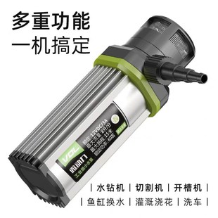 12v小水泵抽水家用型220VA潛水自吸全自動高揚程水鉆機泵專用
