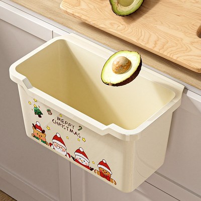 悬挂可爱垃圾桶新款厨房客厅卧室悬挂式家用可爱橱柜壁挂卫生间用