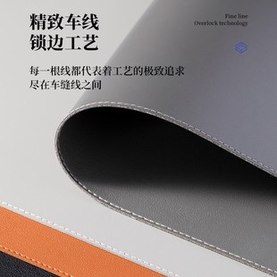 皮革鼠标垫超大号高级感电脑办公桌垫防水学生宿舍桌面垫子书桌垫