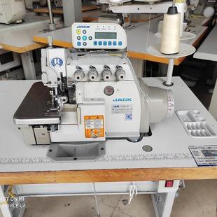 二手四线电脑锁边机电动直驱包缝机工业缝纫自动剪线打边车