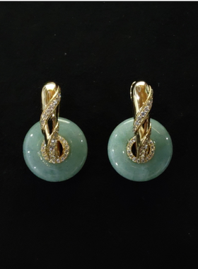 【六月来了】 银镶甜甜圈耳环 SYDA00593