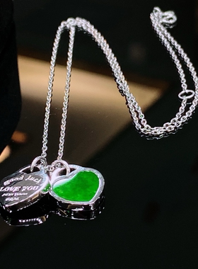 【六月来了】 银镶爱心项链 YDA00954