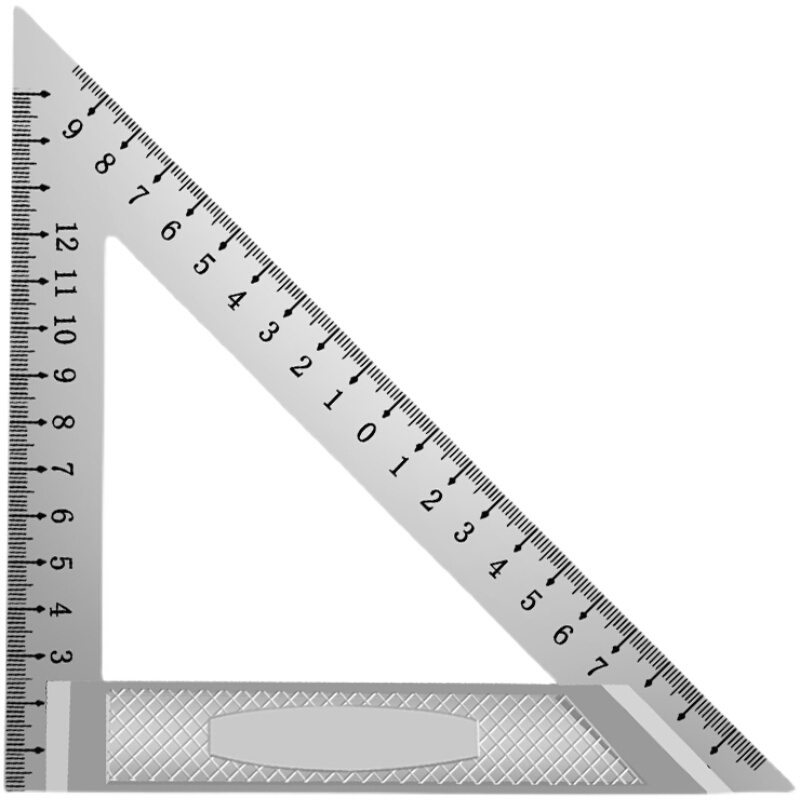 不锈钢三角尺角尺90度加厚拐尺高精度直角拐角尺曲尺木工工具大全