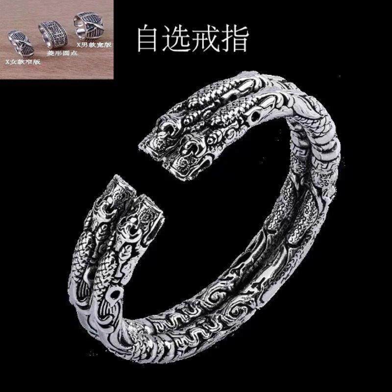 老九门二响环手镯双响环双响镯双响手镯双龙手镯佛爷同款张大佛爷