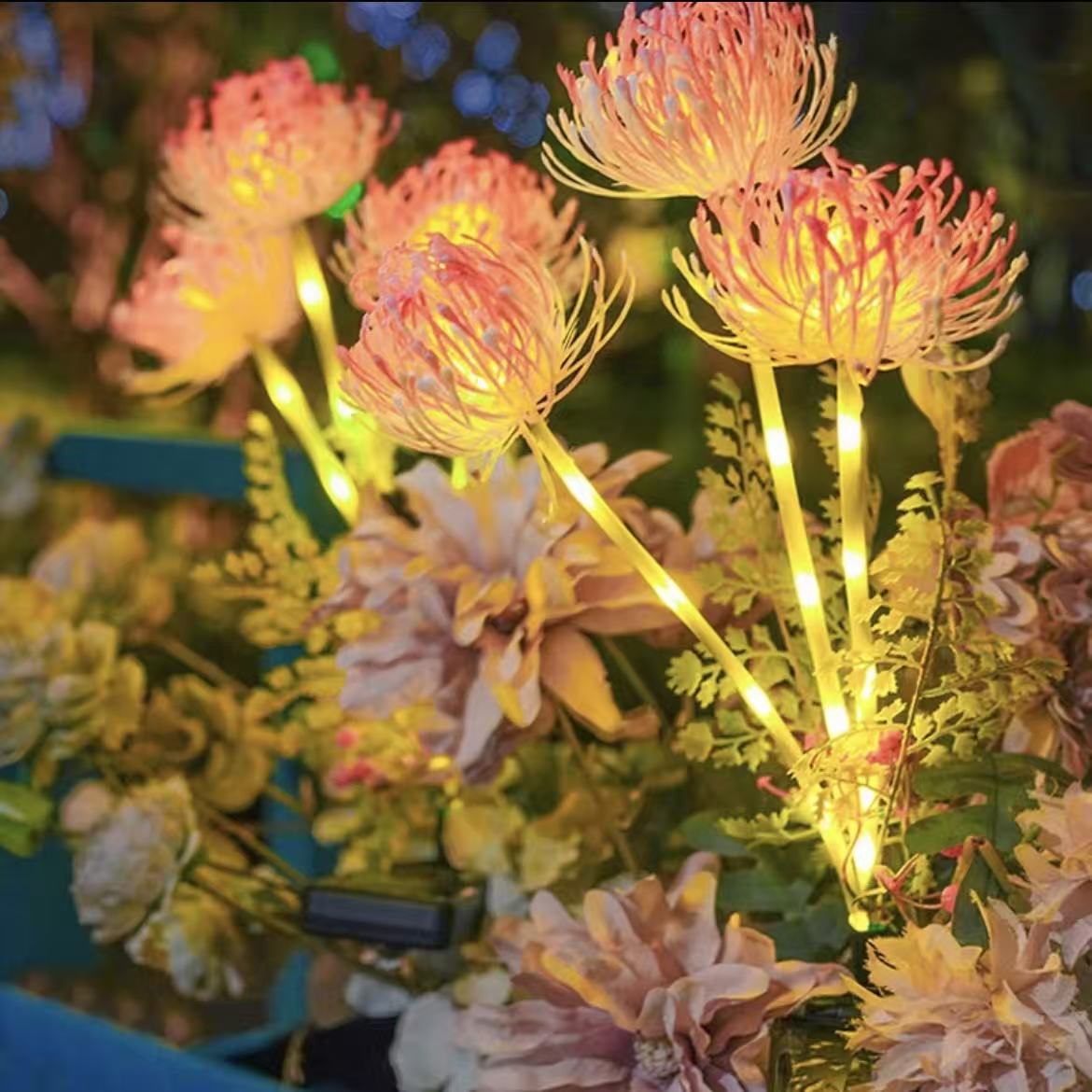 太阳能仿真花户外防水装饰灯