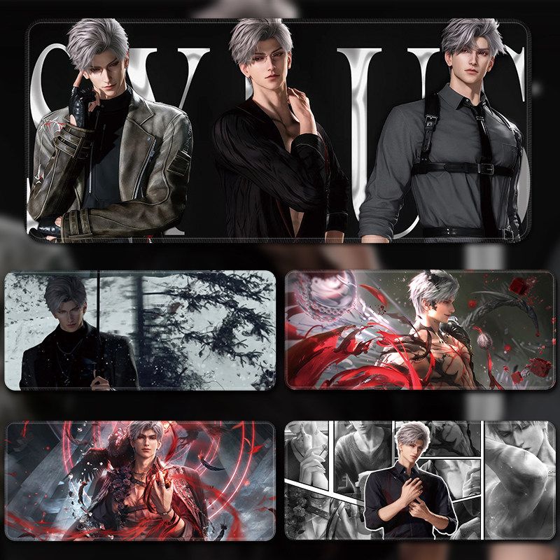 秦彻鼠标垫超大号恋与深空禁欲系女生办公工位书桌垫宿舍键盘垫子,电脑硬件/显示器/电脑周边,鼠标垫/贴/腕垫,淘宝优惠券,粉丝福利购,淘宝优惠卷