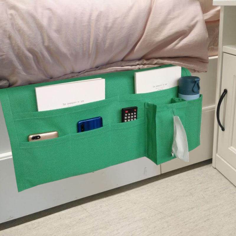 床边收纳袋手机床头挂袋杂物帆布置物袋北欧纯色卧室沙发坐垫整理,收纳整理,收纳挂袋,淘宝优惠券,粉丝福利购,淘宝优惠卷