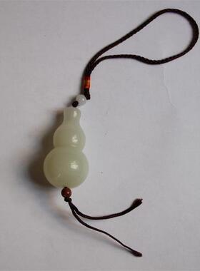 白玉葫芦挂件 手把件 随身携带 包挂车挂 家居饰品摆件装饰送礼