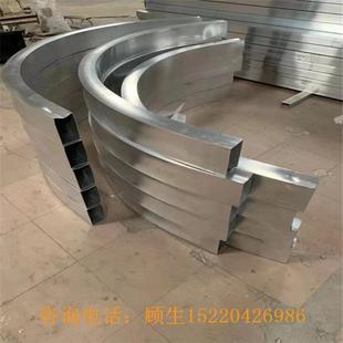 定制连锁超市铝合金原木纹铝方通悬吊式天花板弧形立面型材拉弯方