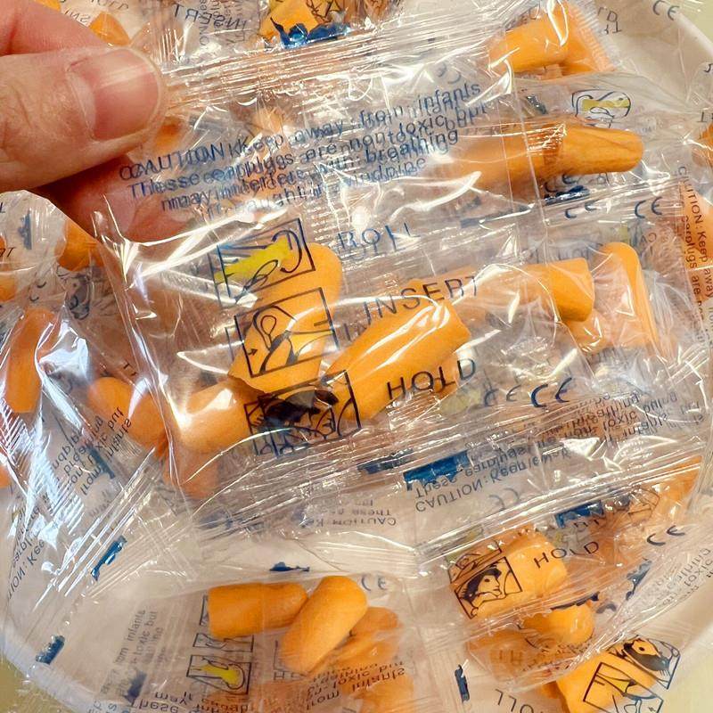 隔音耳塞独立小包装100对酒店民宿车间工地防噪声泡棉耳堵柔软,居家日用,隔音耳塞,淘宝优惠券,粉丝福利购,淘宝优惠卷