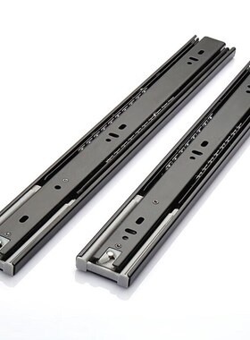 捷诺立JNLN15694加厚橱y柜衣柜鞋柜抽屉导轨缓冲滑轨三节轨阻尼