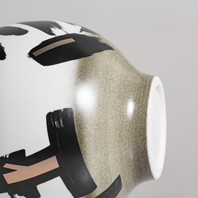 Rzone 创意新中式手工陶瓷花瓶中古书房茶M室收纳软装饰品高档摆,家居饰品,花瓶,淘宝优惠券,粉丝福利购,淘宝优惠卷