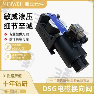 220液压站电磁阀油研款 2Bn2 2B3 控 24V电磁换向03 液压阀DSG