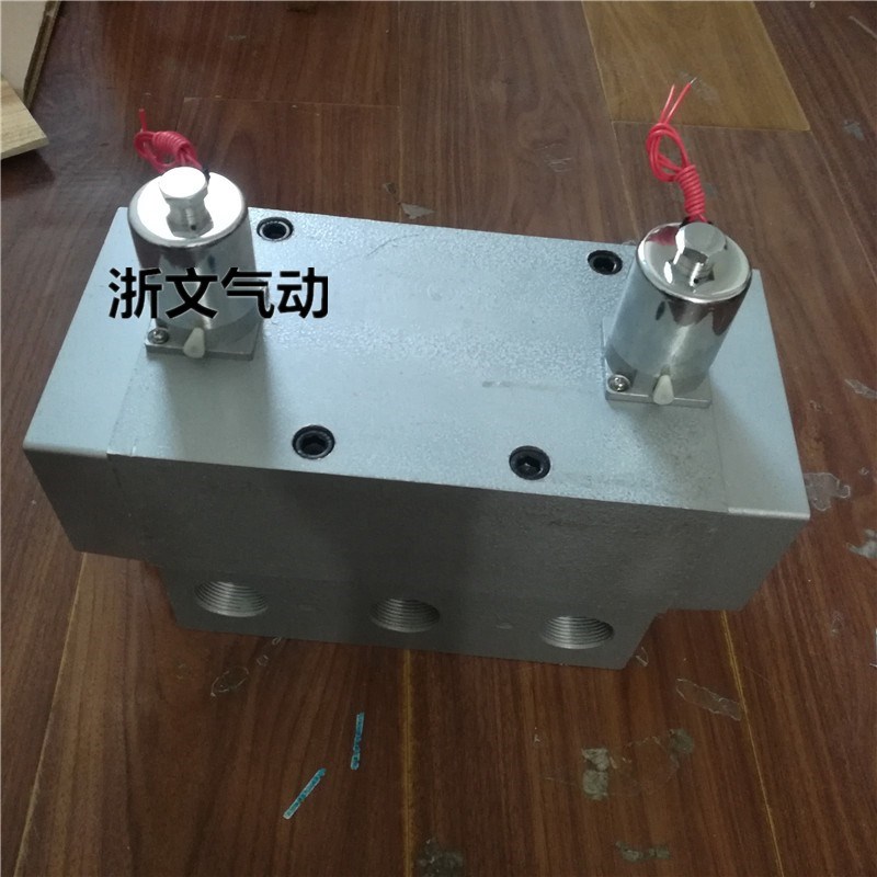 K25D2H-40二位五通电控滑阀 DN40螺纹1X.5寸电磁阀