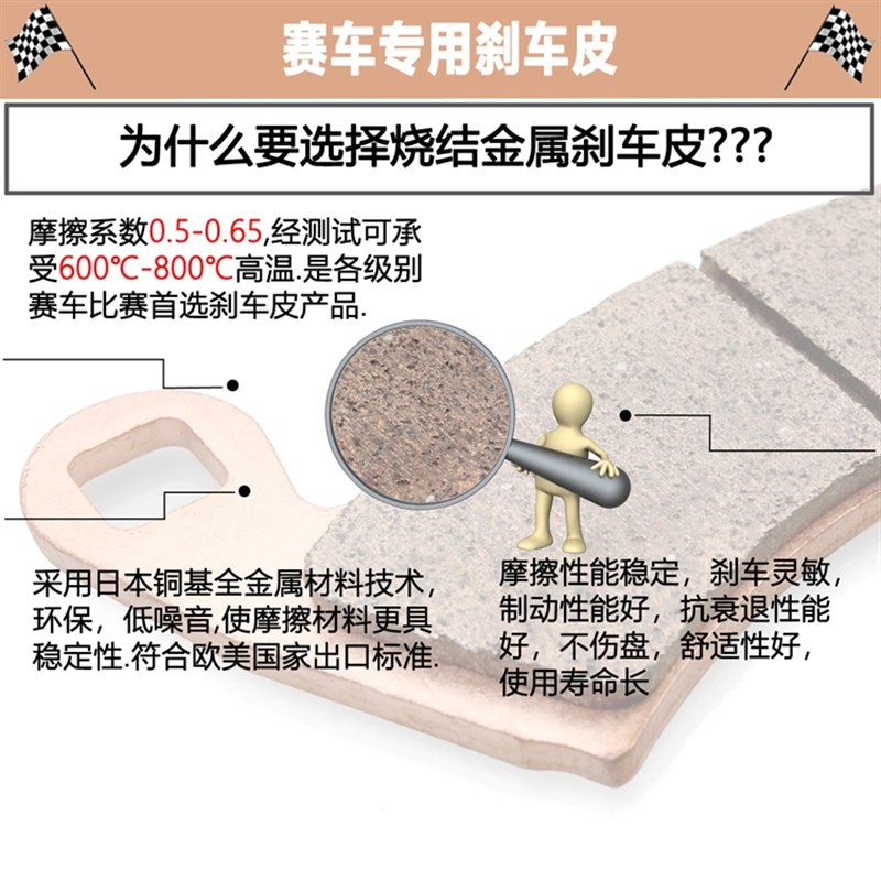适用铃木隼GSXgR750/1100 TL1000R GSF1200 GSXR1300前后刹车皮片