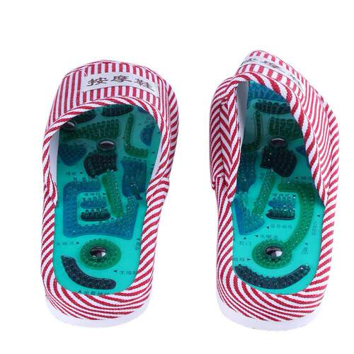 新品Acupuncture Foot Massage Slippers HealthO Shoe Reflexolo