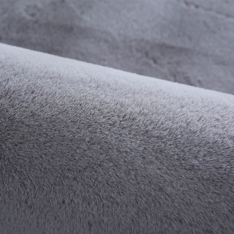 OF9Dins风彷兔毛客厅茶几地毯卧室可睡L可坐少女床边毯撸猫感儿童