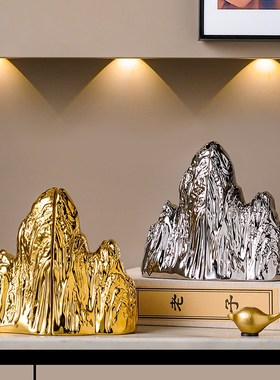 新中式书档轻奢书挡办公室书靠书柜E装饰品摆件电视柜艺术品书立