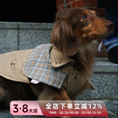 JOLIE福尔摩斯狗斗篷英伦风春夏宠物衣服比熊泰迪腊肠量身定制