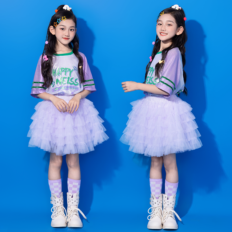 六一小学生啦啦队演出服幼儿园毕业服装班服拉拉队儿童表演啦啦操